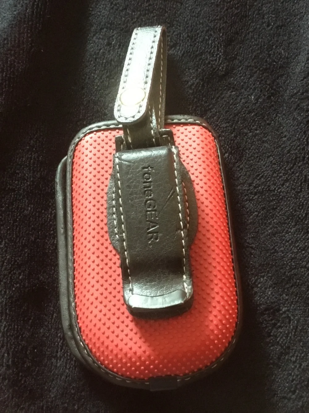 Vintage USC Trojans Flip Phone Holder with Belt Clip and Latch